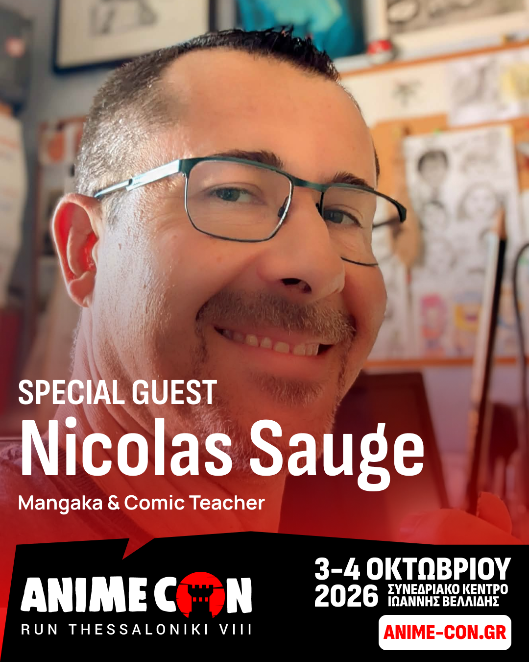 Guest Nicolas Sauge ANIMECON 2026